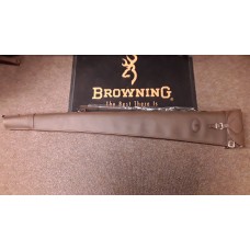 Browning Saint Hubert Leather Shotgun Slip With Flap and Zip